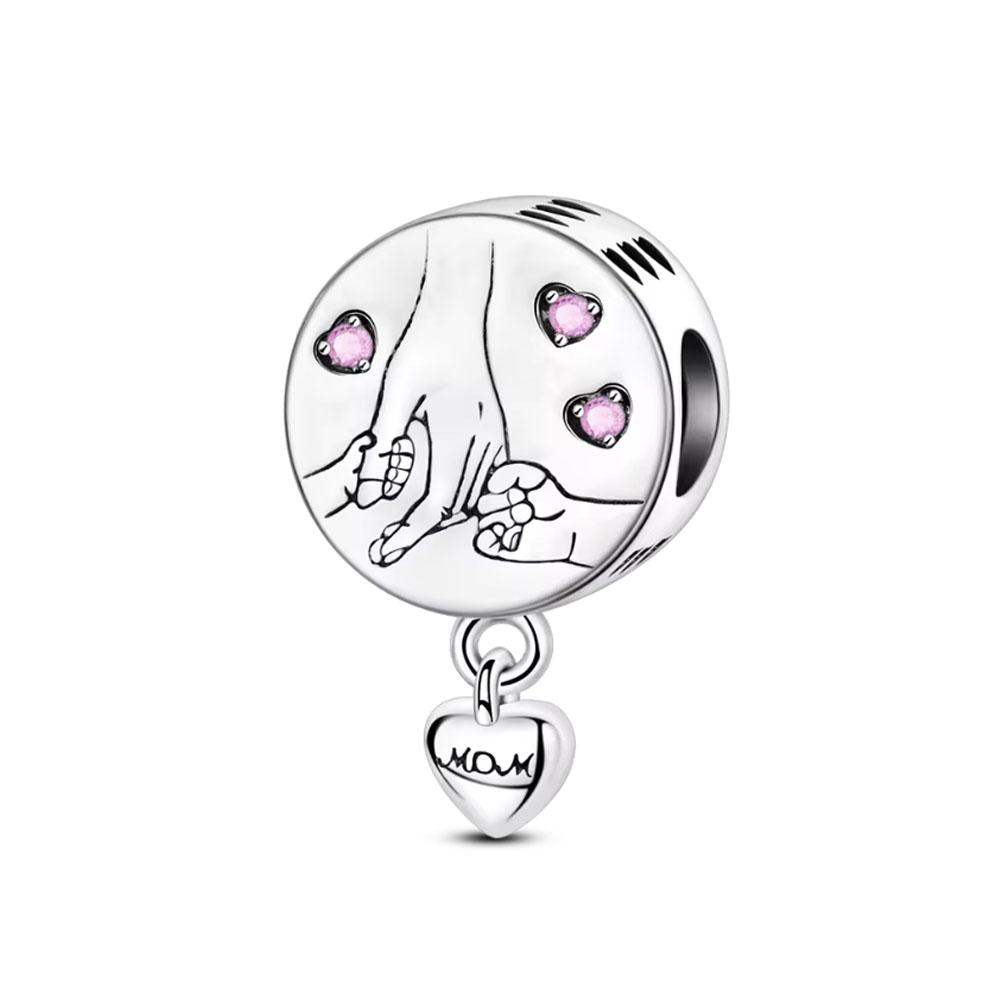 925 Silver New Cute Lovely Octopus Panda Ship Car Beer Slippers Bead Pendant Charm Fit Original Bracelet DIY Jewelry Gift