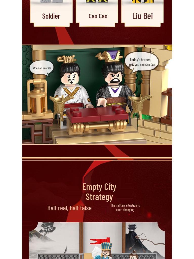 Diku 20506 Three Kingdoms Hero Building Blocks Set: Boys' Assembly Toy & Storybook - Perfect Children's Day Gift