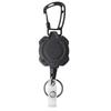 Portachiavi Retrattile da Alpinismo Outdoor con Clip a Fibbia Easy-Pull e Portabadge con Cavo in Acciaio