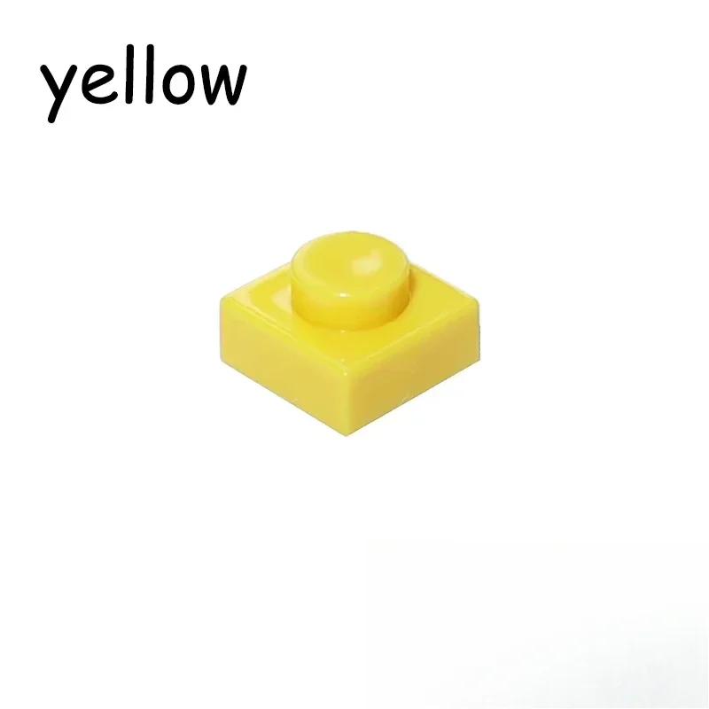 3024 1x1 Dot 1*1 Thin Plate MOC Assemble Particles DO IT YOURSELF 250/500PCS Construction Bricks Figures Blocks Learning Creativity Toy