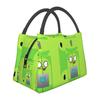 Invader Zim Insulated Lunch Bag for Women Picnic Storage Food Boxes Portable Container Cooler Thermal Lunch Box Tote
