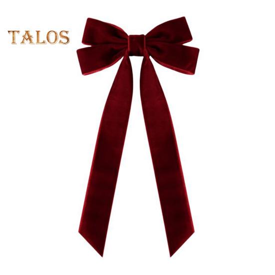 

12 шт. бархатных бантов, многоразовые рождественские украшения, бархатные ленточные банты, винтажные однотонные бархатные банты для рождественского венка на елку, поделки своими руками вино красного