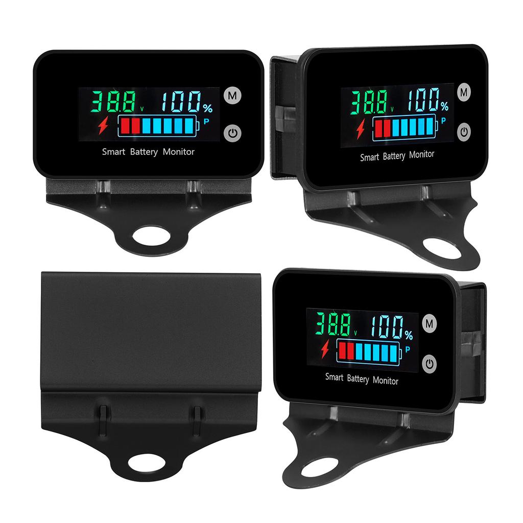 Portable Battery Monitor 12v 24v 36v 48v 60v 72v Car Golf Cart Battery Tester Digital Battery Capacity 7-100V Voltage
