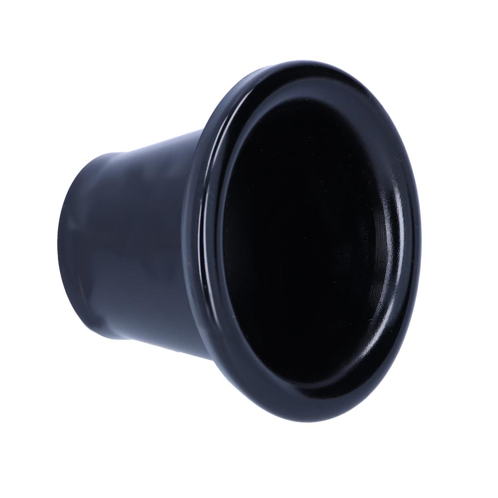 1.9in Air Intake Turbo Horn Velocity Stack Adapter CNC Aluminum Car Modification AccessoryBlack