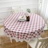 High-Grade Waterproof, Oil-Proof, Non-Slip, Thick Round Tablecloth for Home and Restaurant Use