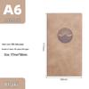 A5 Sheepskin Leather Notebook - Retro Soft Business Diary Planner with Custom Logo