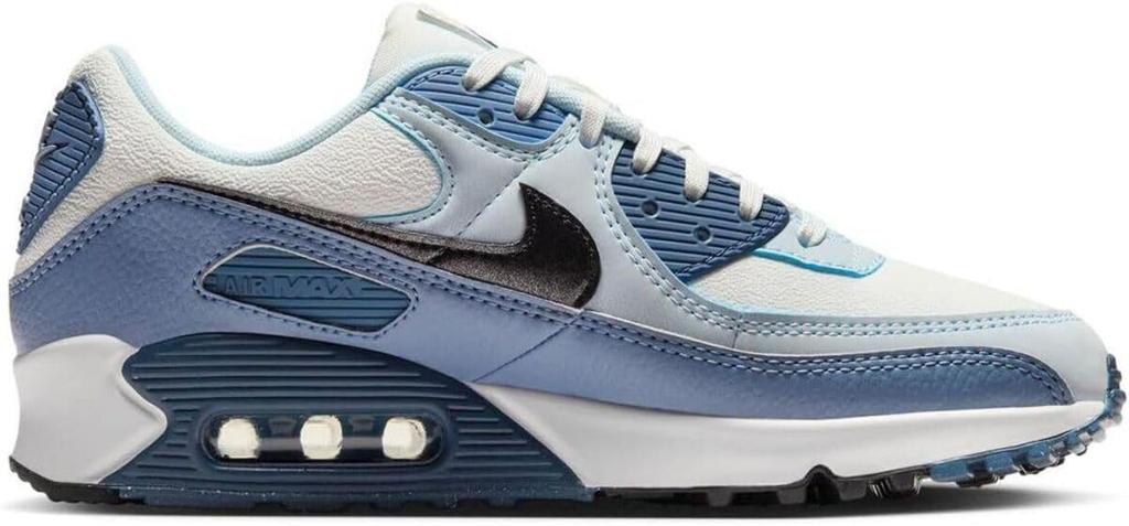 Nike Air Max 90 Summit Size W, White/Blue/Black, HM8128-100, 22.0cm
