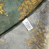 Green dark pattern flower silk silk scarf women's Hangzhou silk 71 square scarf autumn and winter warm neck protection small scarf