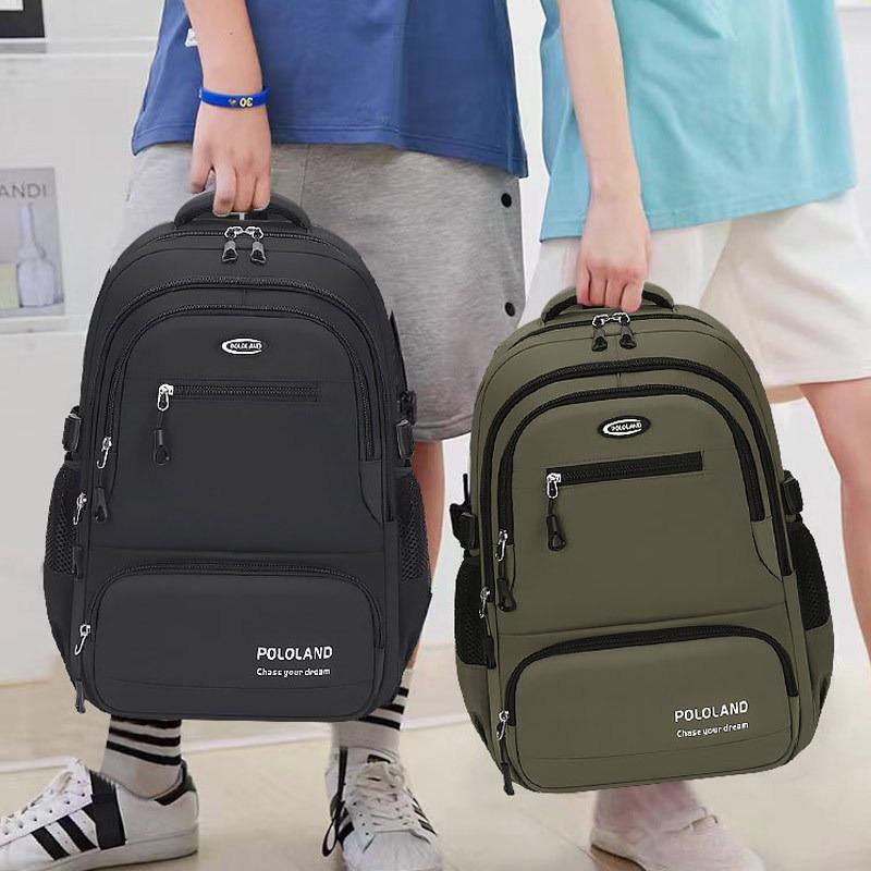 New high school schoolbag large capacity waterproof junior high school student travel bag laptop backpack