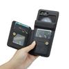 EUCAGR Luxury Magnetic Wallet PU Leather Case for Samsung Galaxy Z Flip 5 6 7 Card Solt Holder Pocket Cover for Galaxy Z Flip7 5