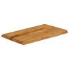 VidaXL Dessus de table 50x40x3,8 cm bord vivant bois massif manguier 370775