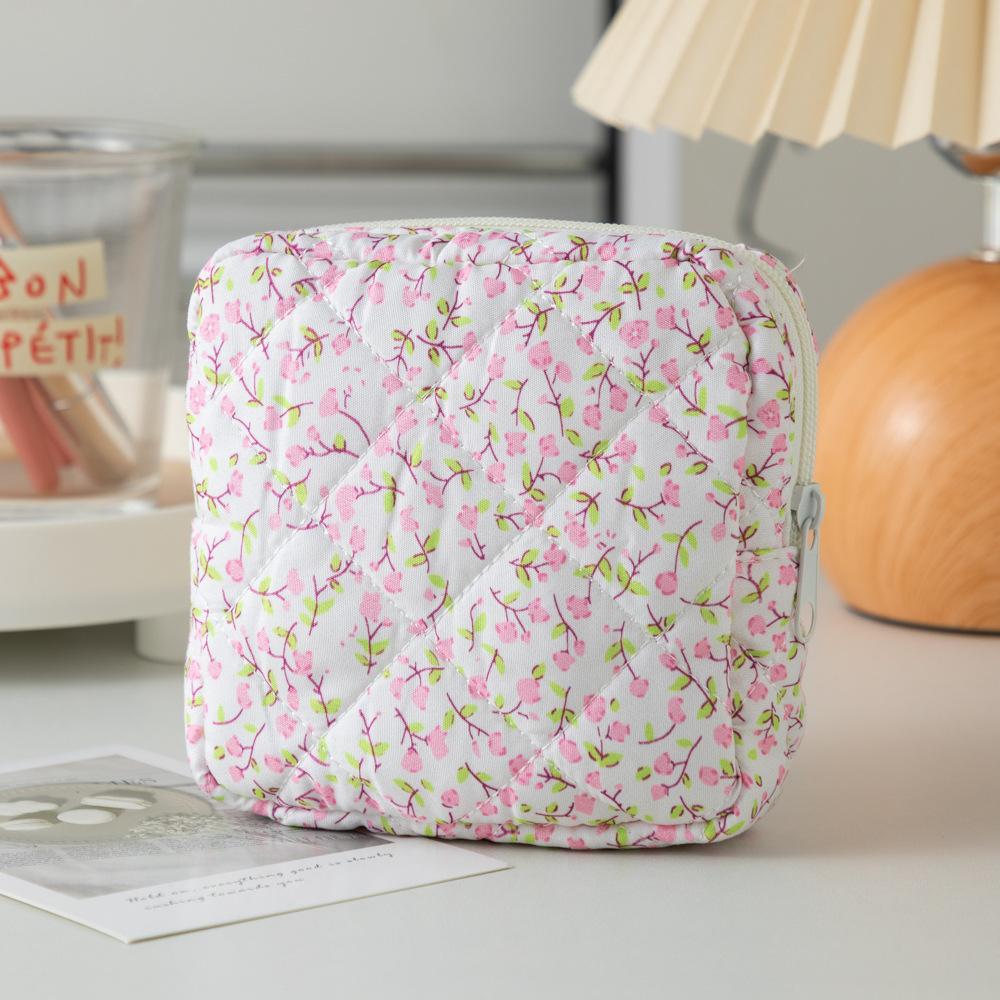 Cute Fresh Multi-pattern Tampon Pack Cartoon Cotton Hemp Girl Aunt Napkins Storage Pack Pack for Sanitary Napkins