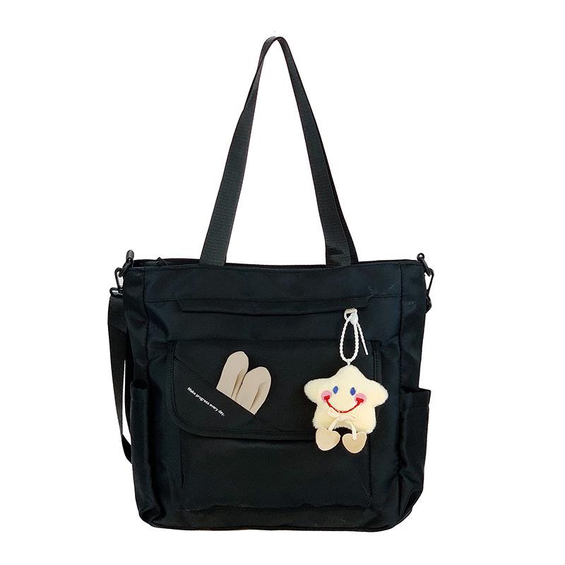 Stylish Large-Capacity School and Tutoring Crossbody Bag for Students