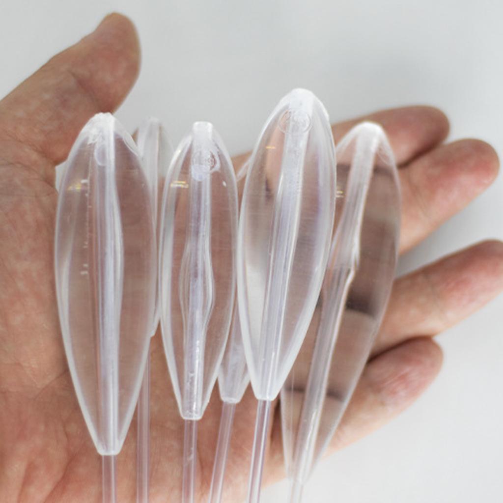 Akryl Dobb Fiske Kasteflott Bombarda Spinnflottører Synkende Type Kastedobber Raske Fluefiskestikker 5 stk