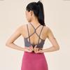 Ayub Women's Built-in Cup Breathable Sports Bra & Tank Top