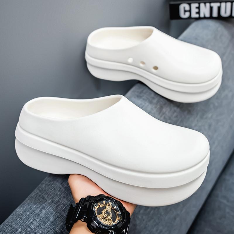 Fashion 2024 Men Women EVA Chef Shoes Non-slip Waterproof Oil-proof Shoes Comfortable Workers Slippers Outdoor Fishing Shoes