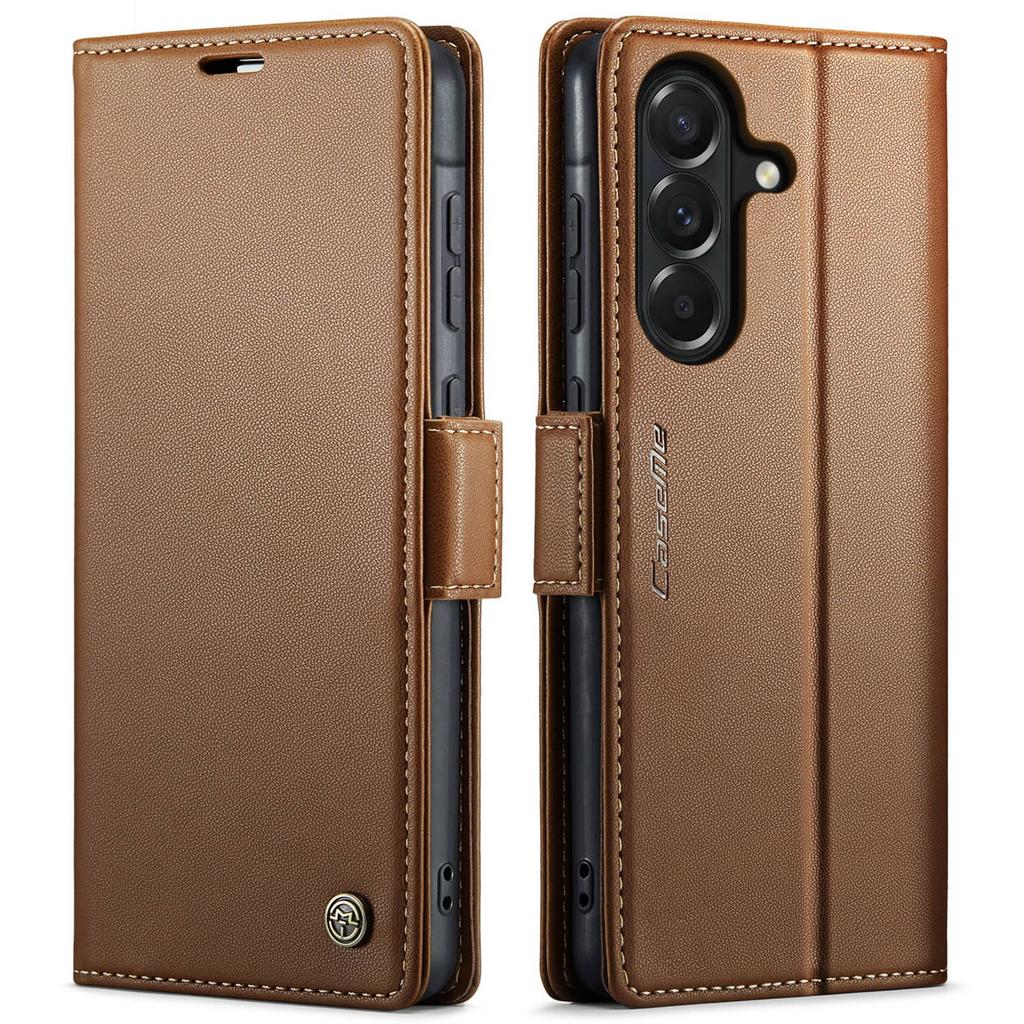 Für Samsung Galaxy A37 A57 Brieftaschen-Hülle mit Kartenhalter RFID-Blockierung PU-Leder Klapphülle Magnetverschluss Ständer Stoßfest