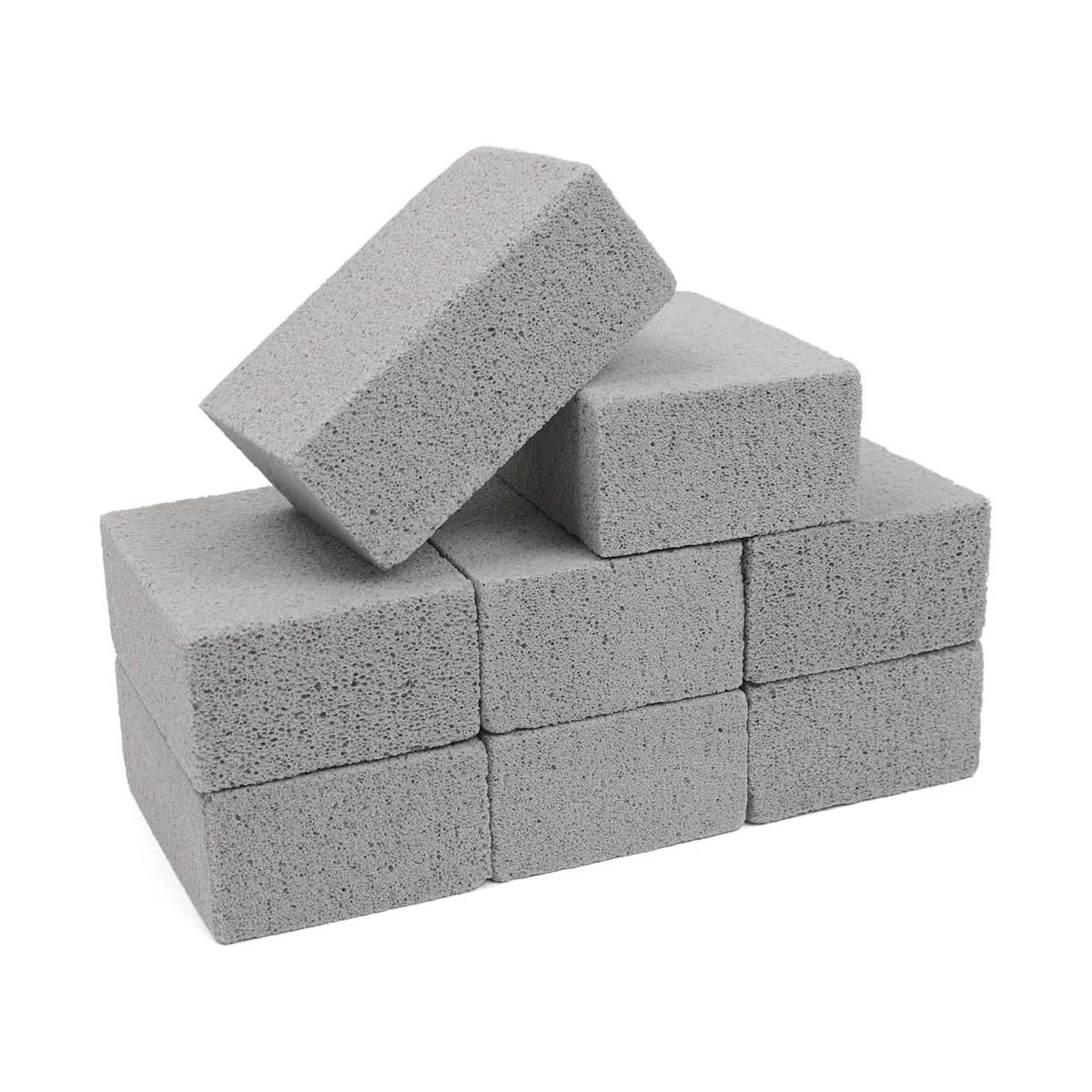 

8 шт. кухонная губка для чистки ластик утолщенная решетка для барбекю щетка для чистки трудновыводимых пятен пемзовый кирпич гриль инструмент для чистки кухонные принадлежности