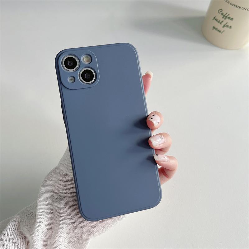 Samsung S24ultra Imitation Liquid Silicone S23 Mobile Phone Case NOTE20PLUS Skin Feeling Anti Fall A73