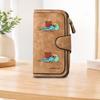 1pc Tiki Frog Vacation Long Zipper Wallet, Large Capacity Card Holder, Unisex Clutch Bag, Fashionable Zipper Coin Purse, Suitable for Daily Use, A