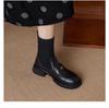 British Style Thin Boots Women's 2025 Autumn and Winter New Knitted Elastic Socks Boots Flat Short Boots Academy Style Loafers