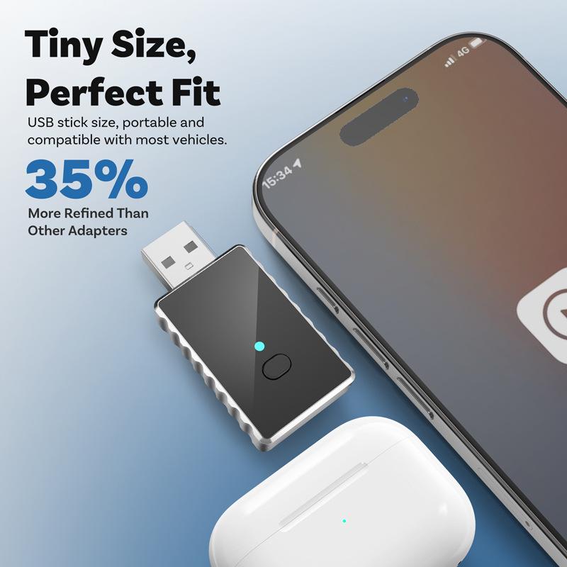 Multi-purpose CarPlay Adapter, Wired to Wireless CarPlay Converter, Car-to-phone Connectivity Converter