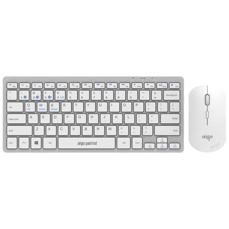 Aigo WQ7635 Dual-Mode Wireless Keyboard Mouse Combo