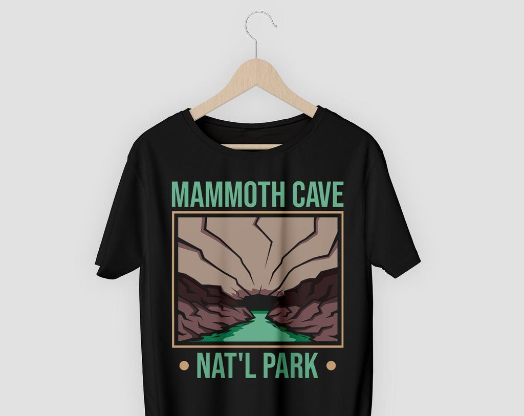 Mammoth Cave National Park US Vintage T-Shirt, USA Kentucky Parks Lover Gifts, Adventure Outdoors, Camping Hiking Travel Birthday Present