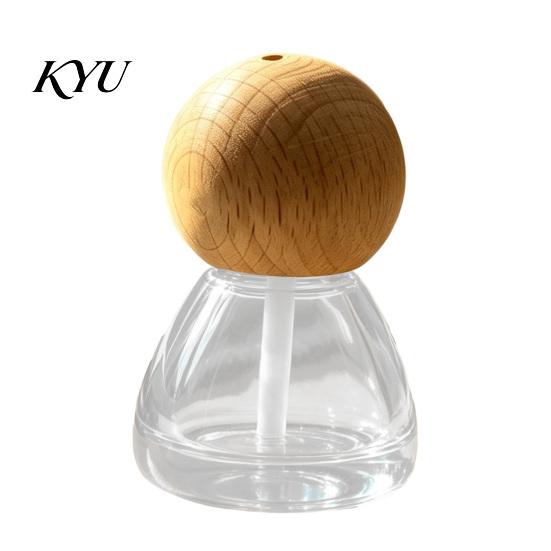 Small Glass Bottles for Oils Reed Diffuser Bottle with Stick, Fragrance Empty Bottle, Desktop Aromatherapy Vase Essential Oil Home Bedroom Office