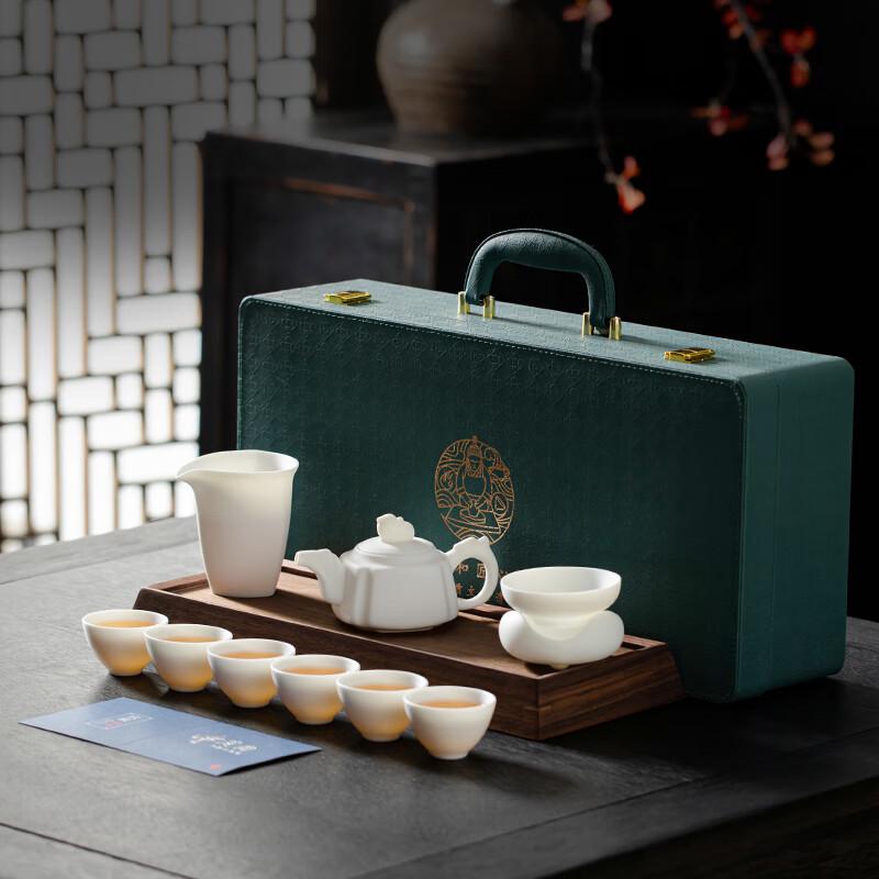 

Taku Brand Matte Ceramic Auspicious Beast 10-Piece Tea Set