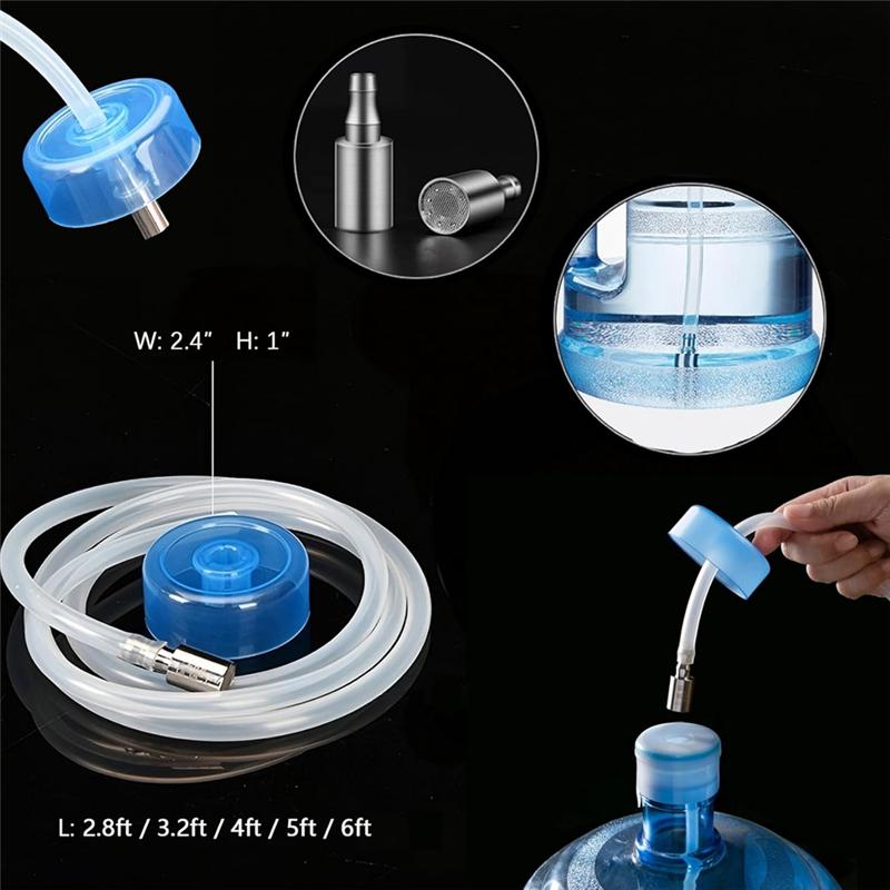 A25F-Rubber Pipe Hose Tube And Silicone Water Pump Hose Weight Block Set For 5 Galon Water Bottle Pump