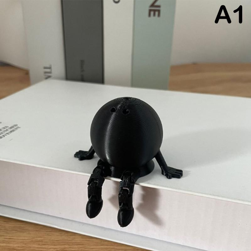 

3D Printed Bowling Buddy Statue With Articulated Legs Flexible Bowling Ornaments Model Home Decoration For Bowling Enthusiast