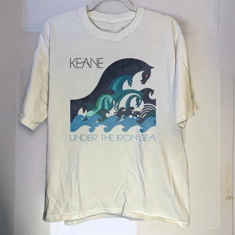 KEAN T-Shirt Under The Iron Sea Unisex Weißes T-Shirt Größe S-5XL CS498