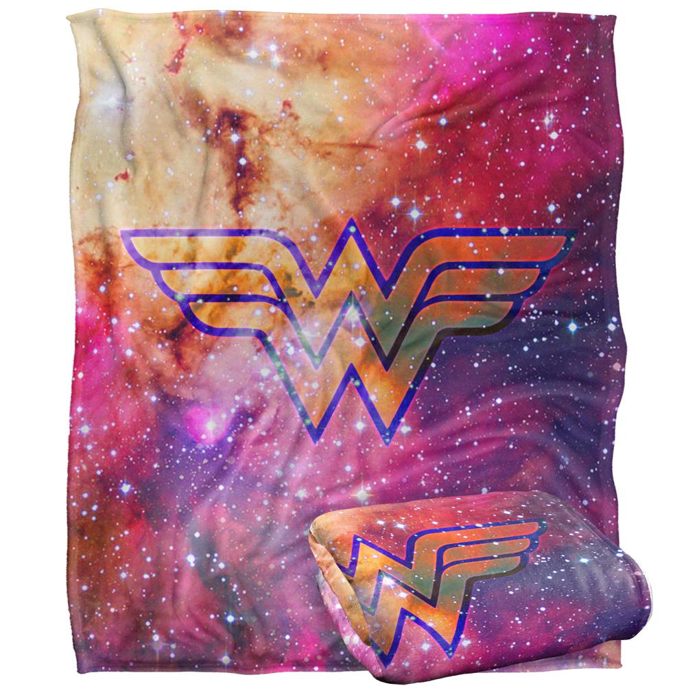 Justice League Galaxy Logo Blanket