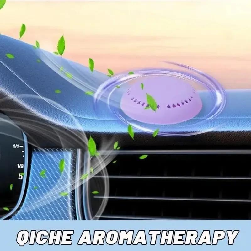 1 Set Solid Round Air Freshener Toilet Aromatherapy Fragrance Lasting Deodorant Bedroom Wardrobe Car Home Household Round Fresher