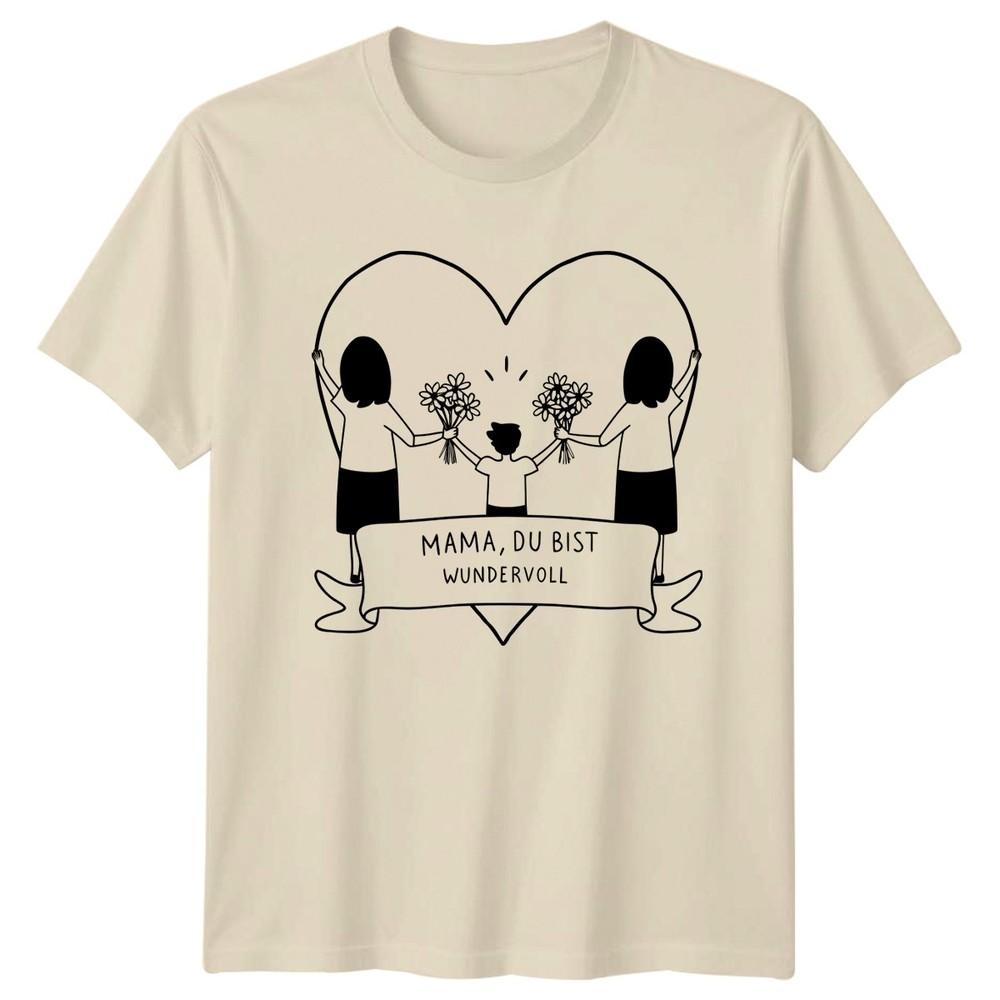 Mama Du Bist Wundervoll Unisexs TShirt GerUnisex Mothers Day Family Mothers Day
