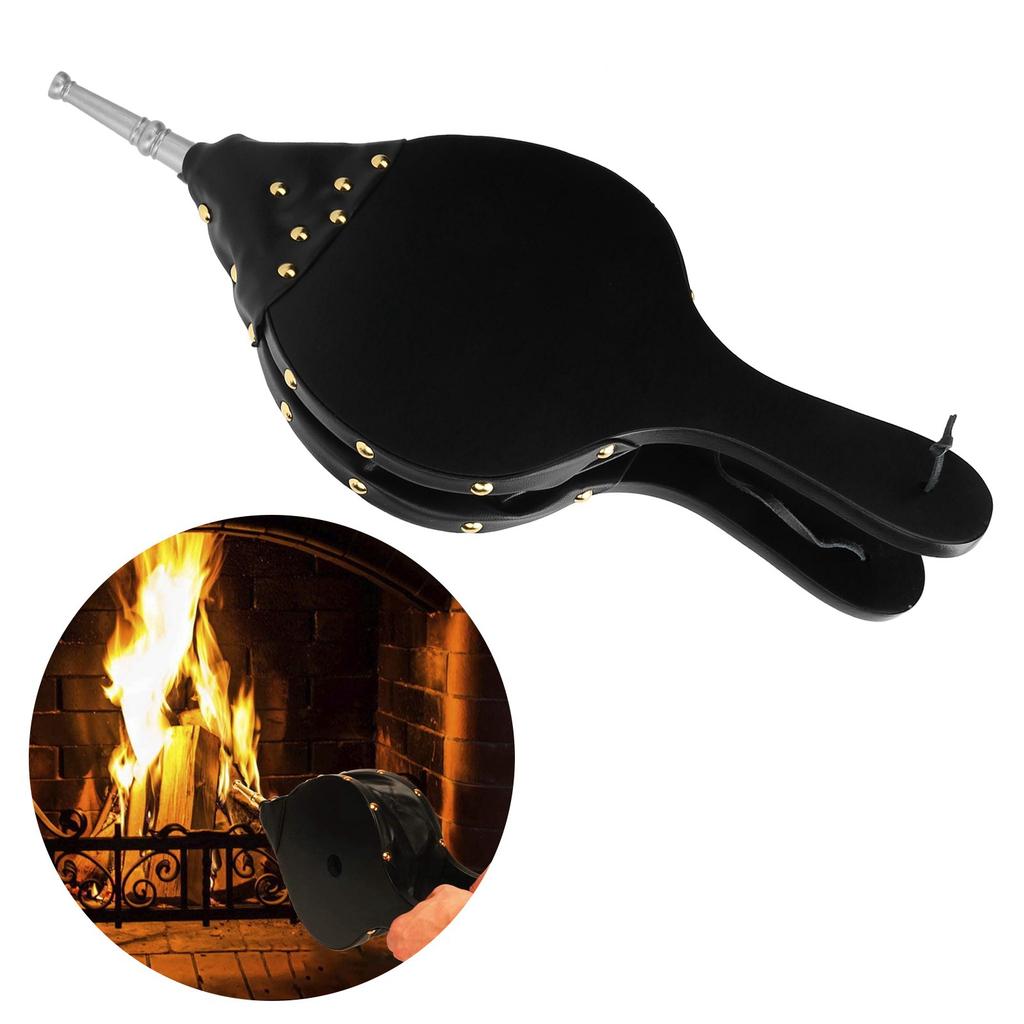 place Bellows Manual Wood   Blower for Outdoor Camping BBQ Grill Chimney   Tools