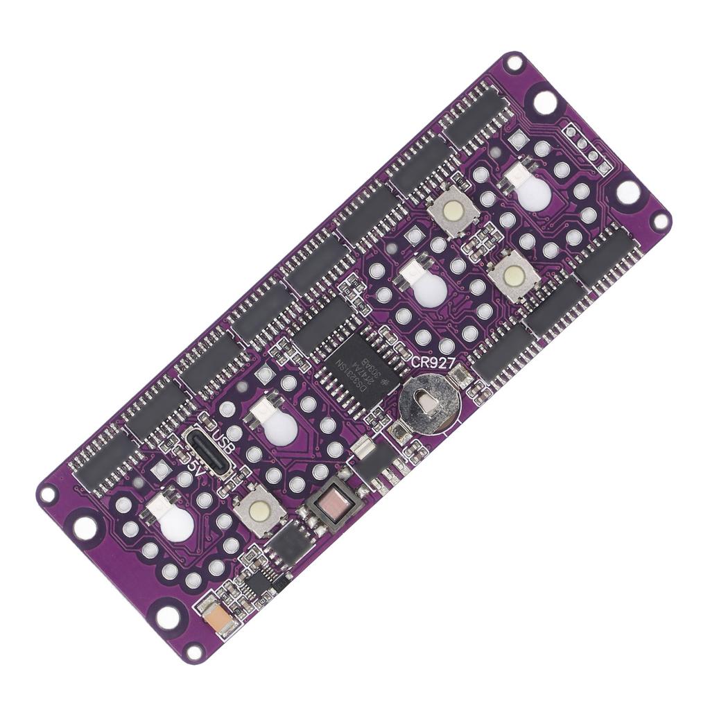 Nixie Tube Clock Circuit Board 12 24 ore Precizie cronometrare Setare ușoară Modulul Nixie Clock
