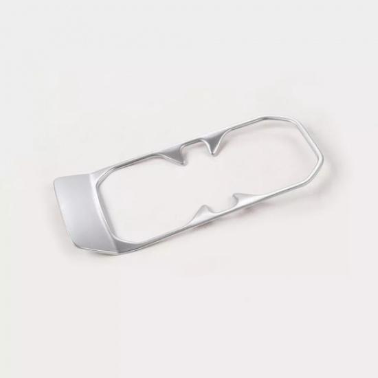 For   Jeep Gladiator JT ABS Silver Car Water Cup Holder Panel Cover Trim