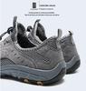 Men's Summer Breathable Odor-Resistant Mesh Leather Non-Slip Hiking & Outdoor Sports Shoes