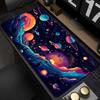 Starry Sky Planet Mouse Pad Colourful Stylish Design Large Non-Slip Computer Office Table Mats Keyboard Long Carpet Galaxy Rug