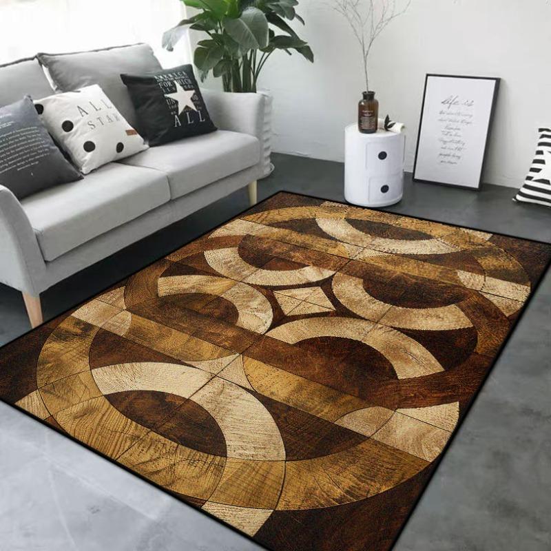 Modern Geometric Style Living Room Decoration Carpet Rugs for Bedroom Home Decor Anti-Slip Floor Mat Homestay Lounge Rug Office