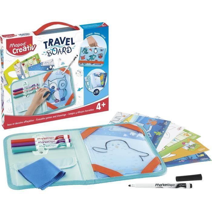 MAPED CREATIV - Travel Board - Ardoise nomade Dessins Effacables