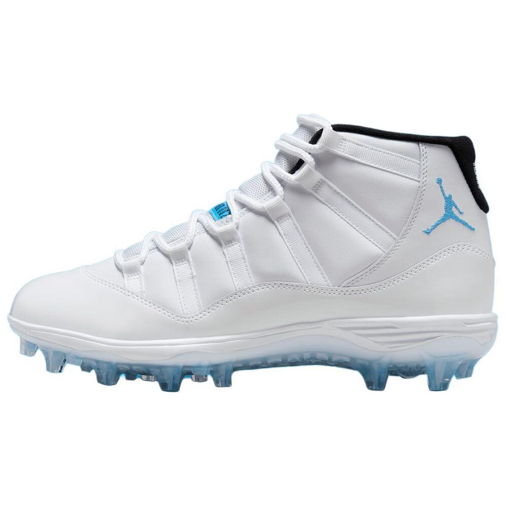 Air Jordan 11 Retro TD Cleat Legend Blue / Columbia Men Sneakers White Black HM7324-104