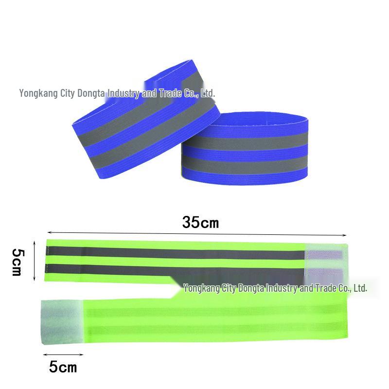 Reflective Running Armband & Wrist/Ankle Cycling Band - Elastic & Protective