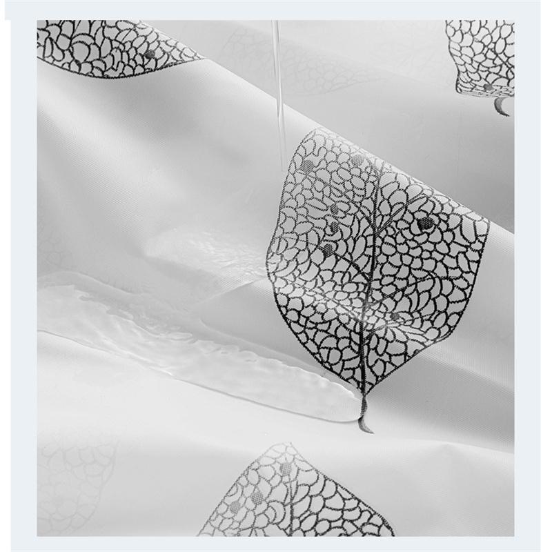 180*180cm Modern Simple Thickened PEVA Bathroom Waterproof Mildew Proof Fabric Partition Curtain Shower Curtain Home Decor