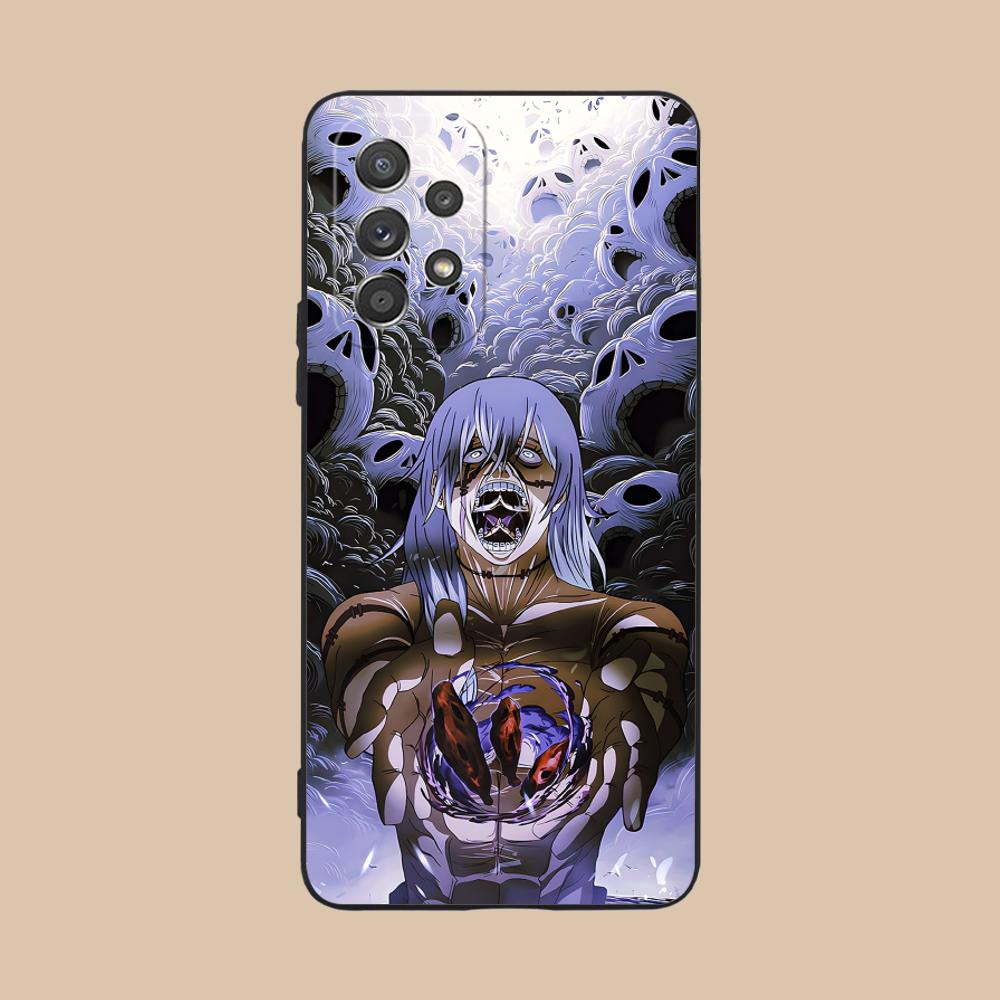 JJK Mahito Phone Case for Samsung Galaxy M55 54 42 35 34 33 32 23 22 15 14 13 12 F55 5G Soft TPU Shockproof Cover