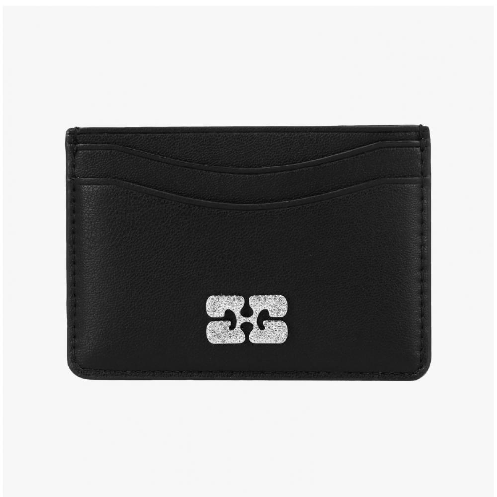 Ganni Logo Bow Card Wallet A6392 099