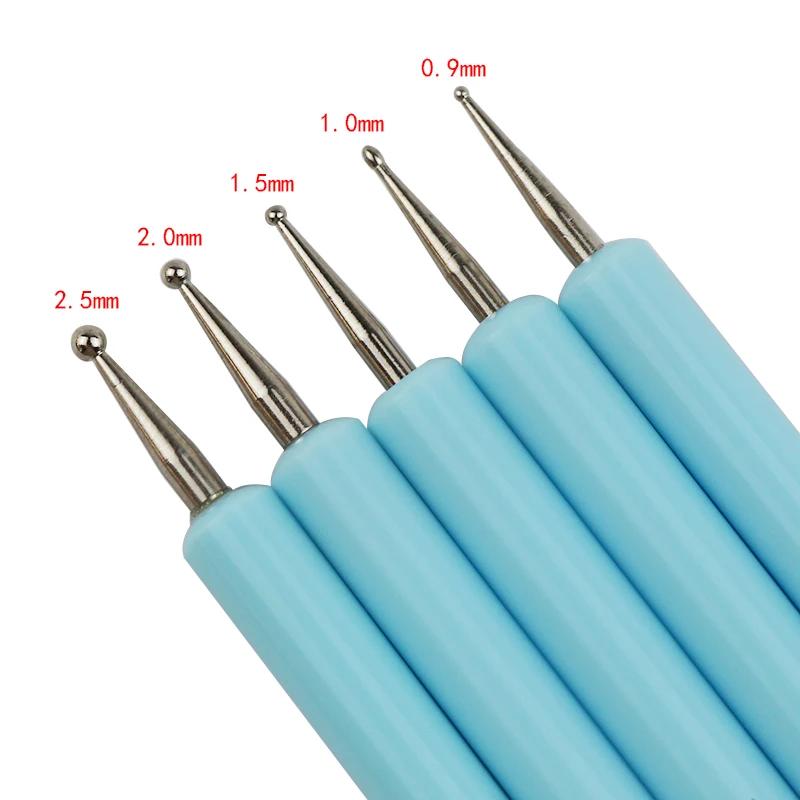 Pottery Clay Sculpting Tool Silicone Carving Sculpture Set Brush Modeling Dotting Nail Art Pottery Clay Sculpting Shapers Tools
