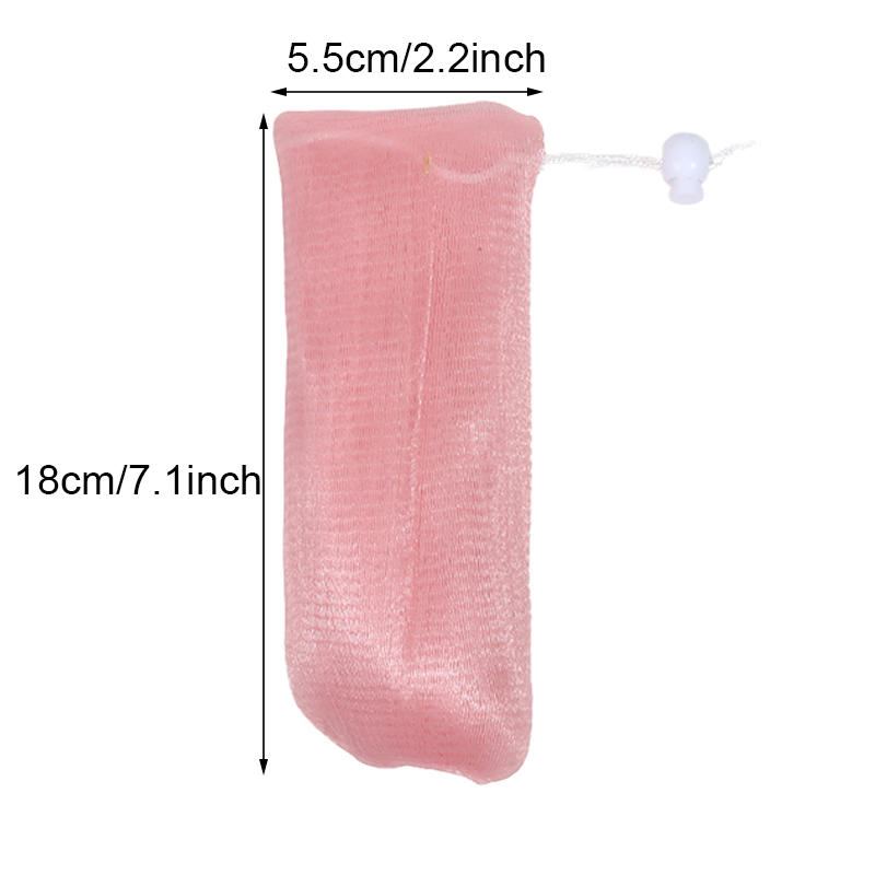 Hand Soap Face Cleaning Soap Bubble Net Can Hang Foam Net Bag Bathroom Shower Supplies Ribbon Bubble Net Soap Bags